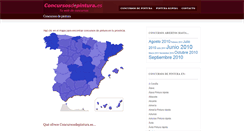 Desktop Screenshot of concursosdepintura.es