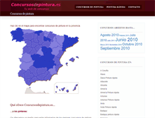 Tablet Screenshot of concursosdepintura.es